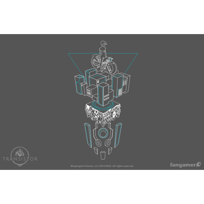 Одежда: Футболка Transistor (Cloudbank) от Fangamer в магазине GameBuy, номер фото: 1