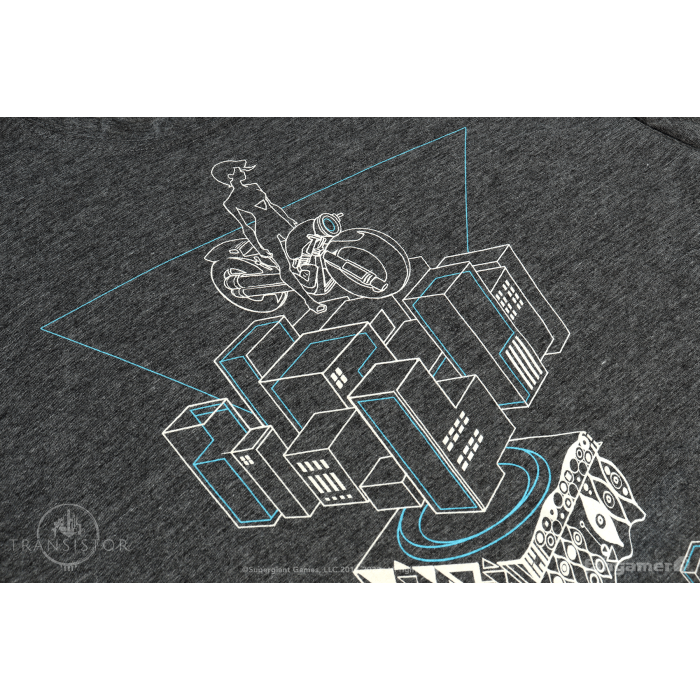 Одежда: Футболка Transistor (Cloudbank) от Fangamer в магазине GameBuy, номер фото: 3