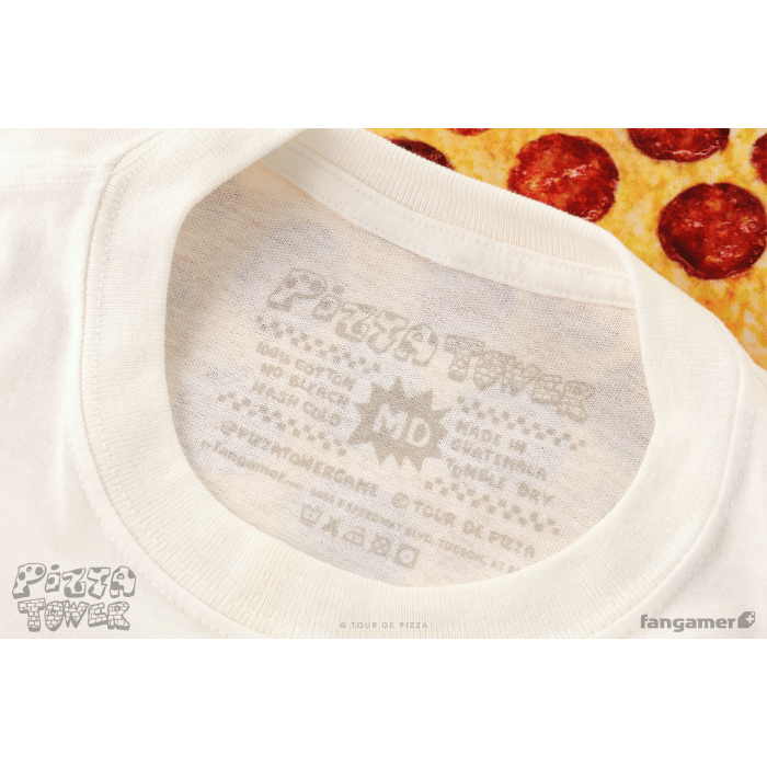 Одяг: Футболка Pizza Tower (Pizza Tower) від Fangamer у магазині GameBuy, номер фото: 4