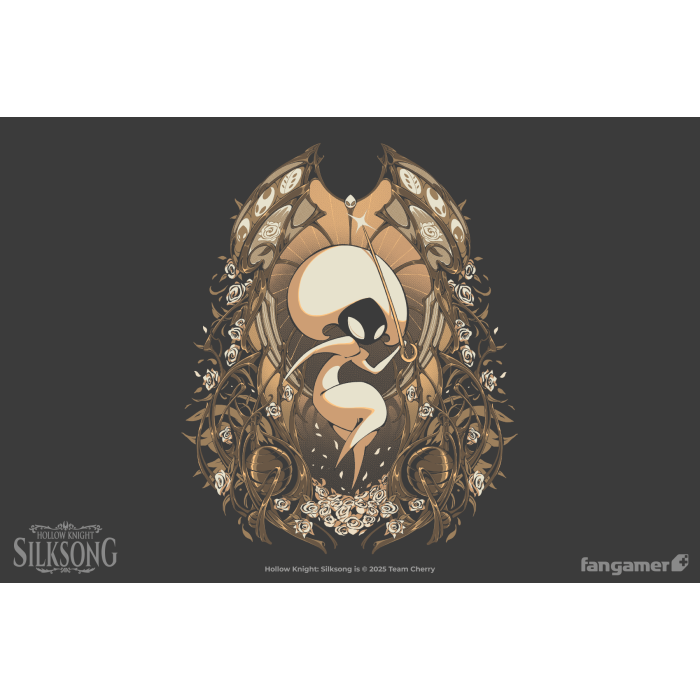 Одяг: Футболка Hollow Knight: Silksong (Intrepid Pursuer) від Fangamer у магазині GameBuy, номер фото: 1