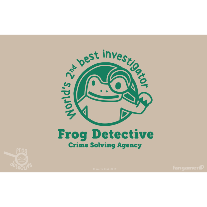 Одежда: Футболка Frog Detective (World's 2nd best investigator) от Fangamer в магазине GameBuy, номер фото: 1