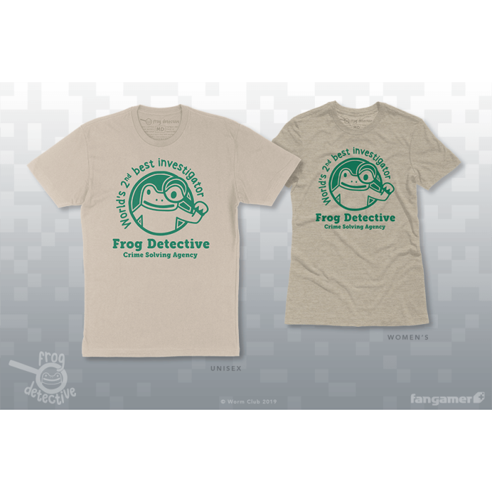Одежда: Футболка Frog Detective (World's 2nd best investigator) от Fangamer в магазине GameBuy