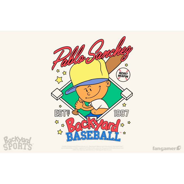 Одяг: Футболка Backyard Sports (Secret Weapon) від Fangamer у магазині GameBuy, номер фото: 1