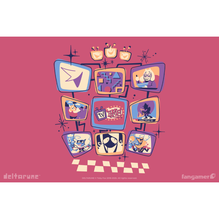 Одежда: Футболка DELTARUNE (TV Time) от Fangamer в магазине GameBuy, номер фото: 1