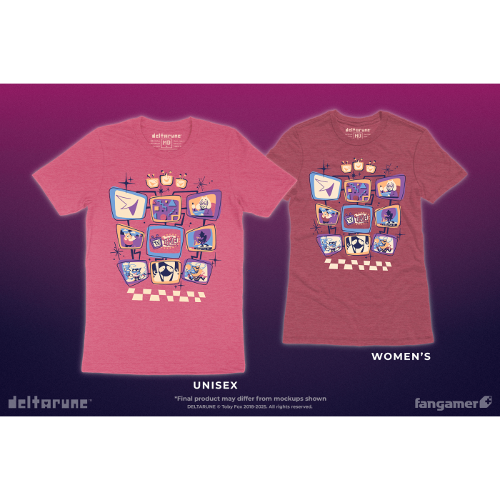 Одежда: Футболка DELTARUNE (TV Time) от Fangamer в магазине GameBuy