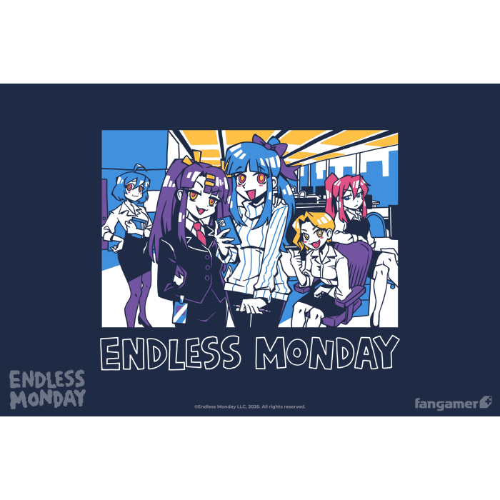 Одежда: Футболка Endless Monday: Dreams and Deadlines (We're Family) от Fangamer в магазине GameBuy, номер фото: 1