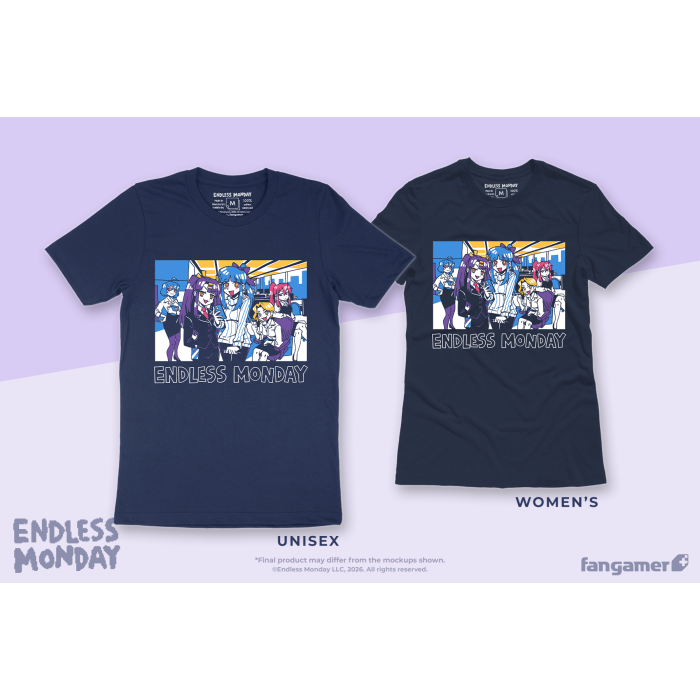 Одежда: Футболка Endless Monday: Dreams and Deadlines (We're Family) от Fangamer в магазине GameBuy