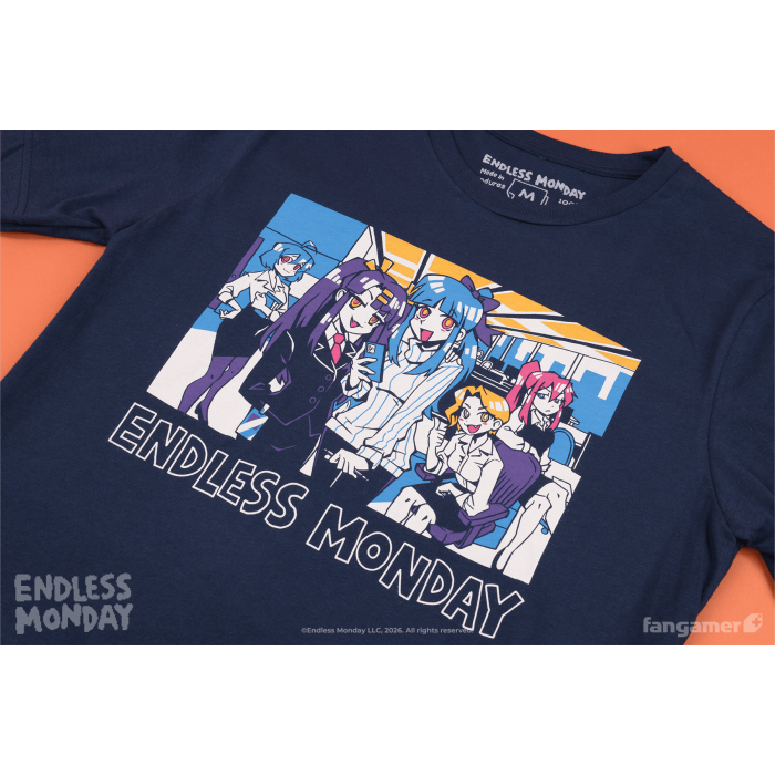 Одежда: Футболка Endless Monday: Dreams and Deadlines (We're Family) от Fangamer в магазине GameBuy, номер фото: 2