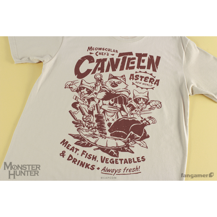 Одежда: Футболка Monster Hunter(Meowscular Chef's Canteen) от Fangamer в магазине GameBuy, номер фото: 2