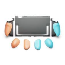 Захисний чохол FissionGrip для Nintendo Switch 2 від Savage Raven by Skull & Co (Neon Blue Red)