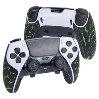 Противоскользящие защитные накладки TalonGames Elite для PS5 DualSense Edge (Black/Green)