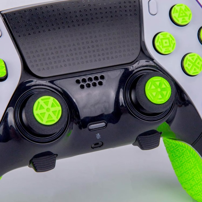 Аксесуари для консолей та ПК: Антиковзкі захисні накладки TalonGames Elite для PS5 DualSense Edge (Purple/Green) від TalonGames у магазині GameBuy, номер фото: 4