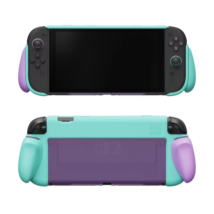Аксесуари для консолей та ПК: Захисний чохол GripCase для Nintendo Switch 2 — Savage Raven by Skull & Co (Light PurpleGreen Limited Edition) від Skull & Co. у магазині GameBuy