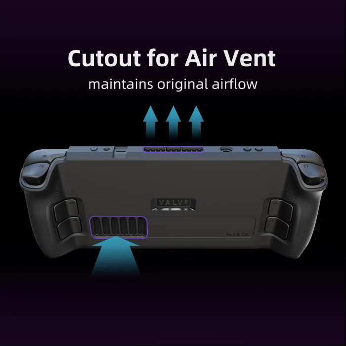 Аксесуари для консолей та ПК: Комплект для Steam Deck: захисний чохол StandGrip + кришка HardShell - Savage Raven by Skull&Co (Black) від Skull & Co. у магазині GameBuy, номер фото: 4