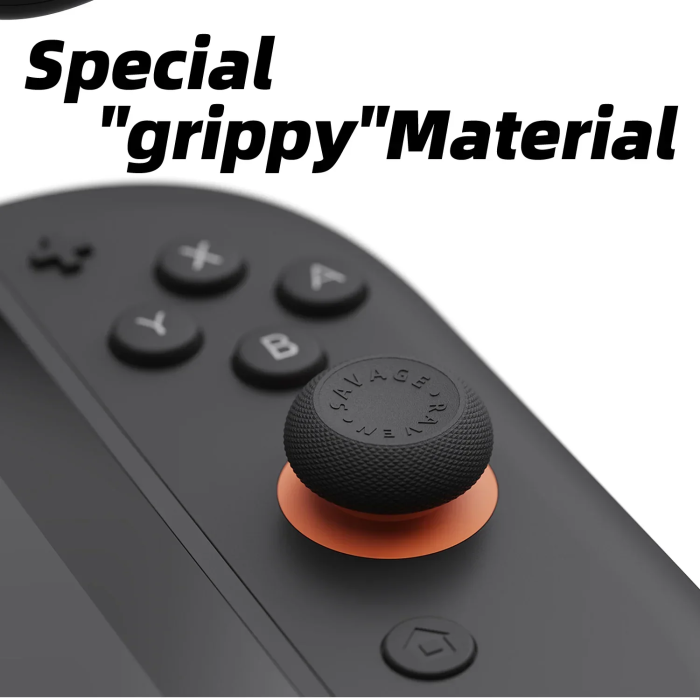 Аксессуары для консолей и ПК: Накладки на стики Nintendo Switch 2 от Savage Raven by Skull & Co для геймпада (Neon Blue Red) от Skull & Co. в магазине GameBuy, номер фото: 3