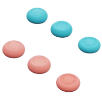 Накладки на стики Nintendo Switch 2 от Savage Raven by Skull & Co для геймпада (Neon Blue Red)