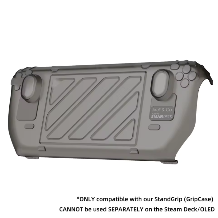 Аксесуари для консолей та ПК: Захисна передня накладка Skull & Co Hardshell Front cover для Steam Deck (Smoky Black) від Skull & Co. у магазині GameBuy