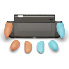 Захисний чохол GripCase для Nintendo Switch 2 від Savage Raven by Skull & Co (Neon Blue Red)