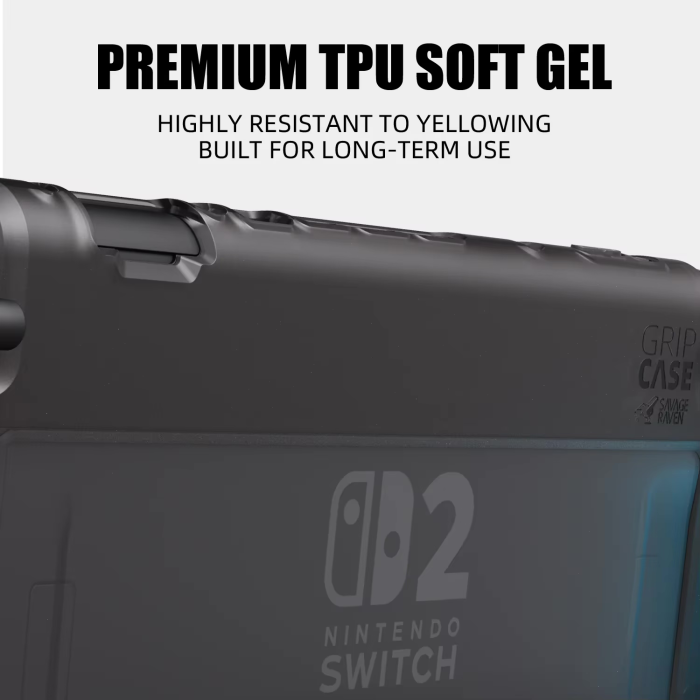 : Защитный чехол GripCase для Nintendo Switch 2 от Savage Raven by Skull & Co (Neon Blue Red) от Skull & Co. в магазине GameBuy, номер фото: 4