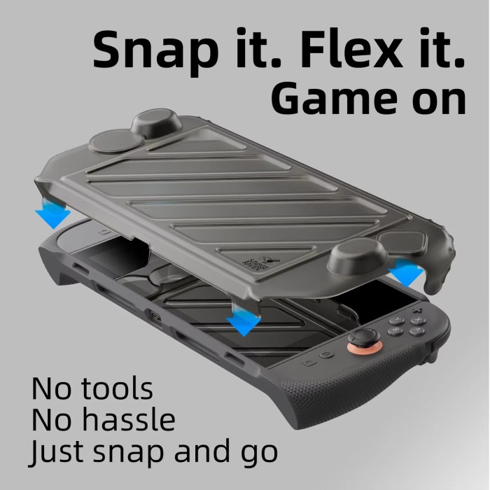 Аксессуары для консолей и ПК: Защитный чехол StandGrip в комплекте с крышкой HardShell для Nintendo Switch 2 от Savage Raven by Skull & Co (Black) от Skull & Co. в магазине GameBuy, номер фото: 1