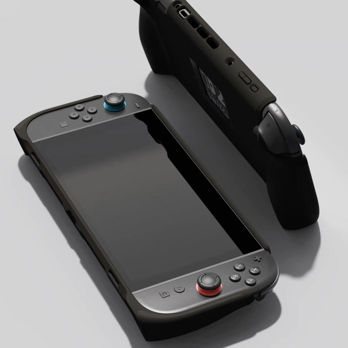 Аксессуары для консолей и ПК: Защитный чехол StandGrip в комплекте с крышкой HardShell для Nintendo Switch 2 от Savage Raven by Skull & Co (Black) от Skull & Co. в магазине GameBuy, номер фото: 6