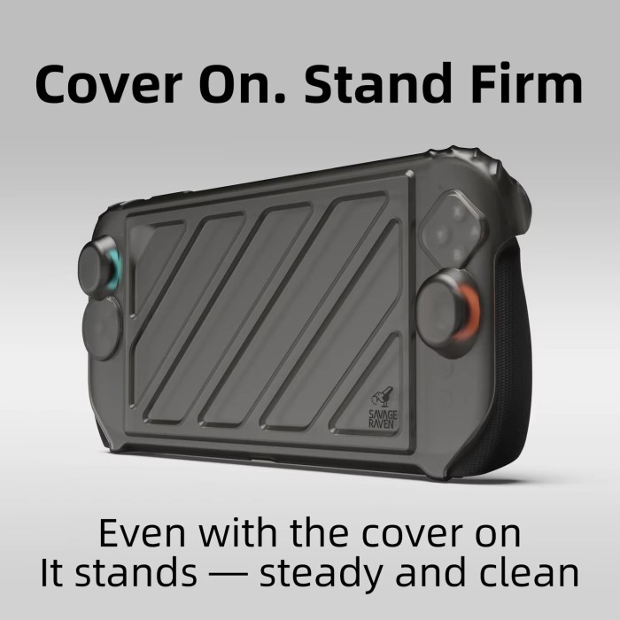 Аксессуары для консолей и ПК: Защитный чехол StandGrip в комплекте с крышкой HardShell для Nintendo Switch 2 от Savage Raven by Skull & Co (Black) от Skull & Co. в магазине GameBuy, номер фото: 4