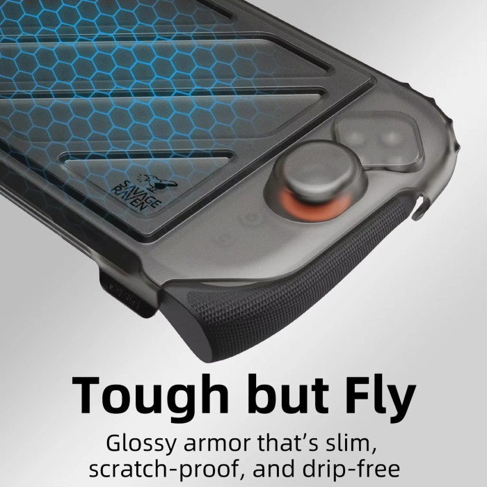 Аксессуары для консолей и ПК: Защитный чехол StandGrip в комплекте с крышкой HardShell для Nintendo Switch 2 от Savage Raven by Skull & Co (Black) от Skull & Co. в магазине GameBuy, номер фото: 2