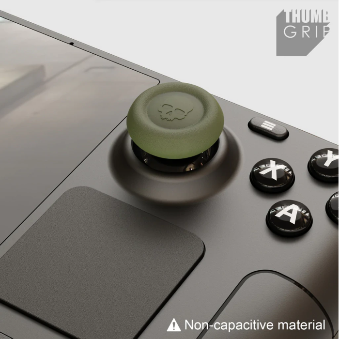 Аксессуары для консолей и ПК: Steam Deck, ASUS ROG Ally. Накладки на стики от Skull & Co. для геймпада (OD Green) от Skull & Co. в магазине GameBuy, номер фото: 1