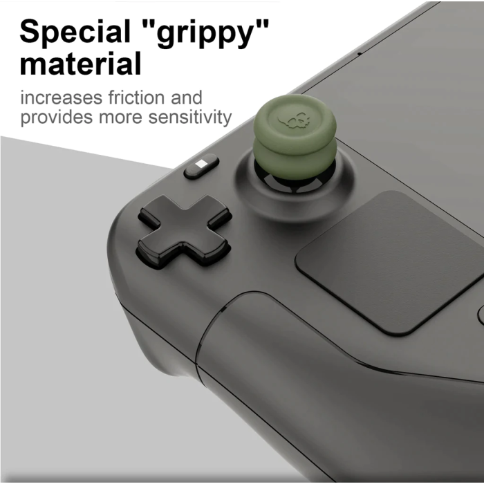 Аксессуары для консолей и ПК: Steam Deck, ASUS ROG Ally. Накладки на стики от Skull & Co. для геймпада (OD Green) от Skull & Co. в магазине GameBuy, номер фото: 5