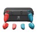 Аксессуары для консолей и ПК: Защитный чехол от Skull & Co NeoGrip для Nintendo Switch OLED и Regular (Black Neon Blue) + сумка Maxcarry от Skull & Co. в магазине GameBuy
