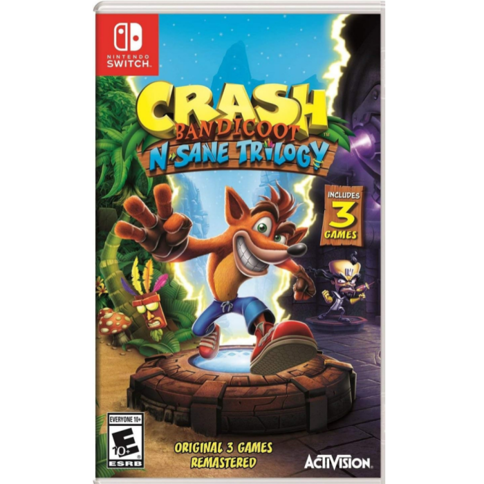 Игры Nintendo Switch: Crash Bandicoot N. Sane Trilogy от Activision в магазине GameBuy
