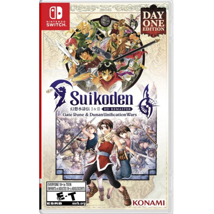 Игры Nintendo Switch: Suikoden 1 & 2 HD Remaster : Day One Edition от Konami в магазине GameBuy