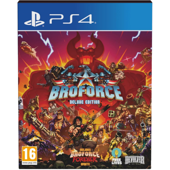 Игры PlayStation 4: Broforce: Deluxe Edition от Devolver Digital в магазине GameBuy