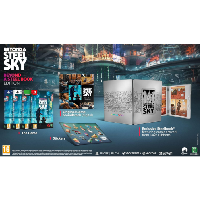 Игры PlayStation 4: Beyond A Steel Sky: Beyond A SteelBook Edition от Microids в магазине GameBuy, номер фото: 1