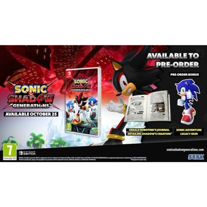 Игры Nintendo Switch: Sonic X Shadow Generations от Sega в магазине GameBuy, номер фото: 1