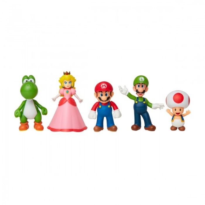 Разные фигурки: Набор эксклюзивных игровых фигурок SUPER MARIO - Марио и друзья 6 cm от Super Mario в магазине GameBuy, номер фото: 1