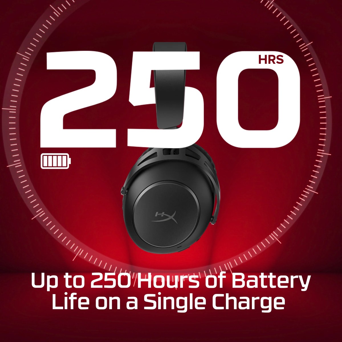 Автономність HyperX Cloud Alpha 2 до 250 годин