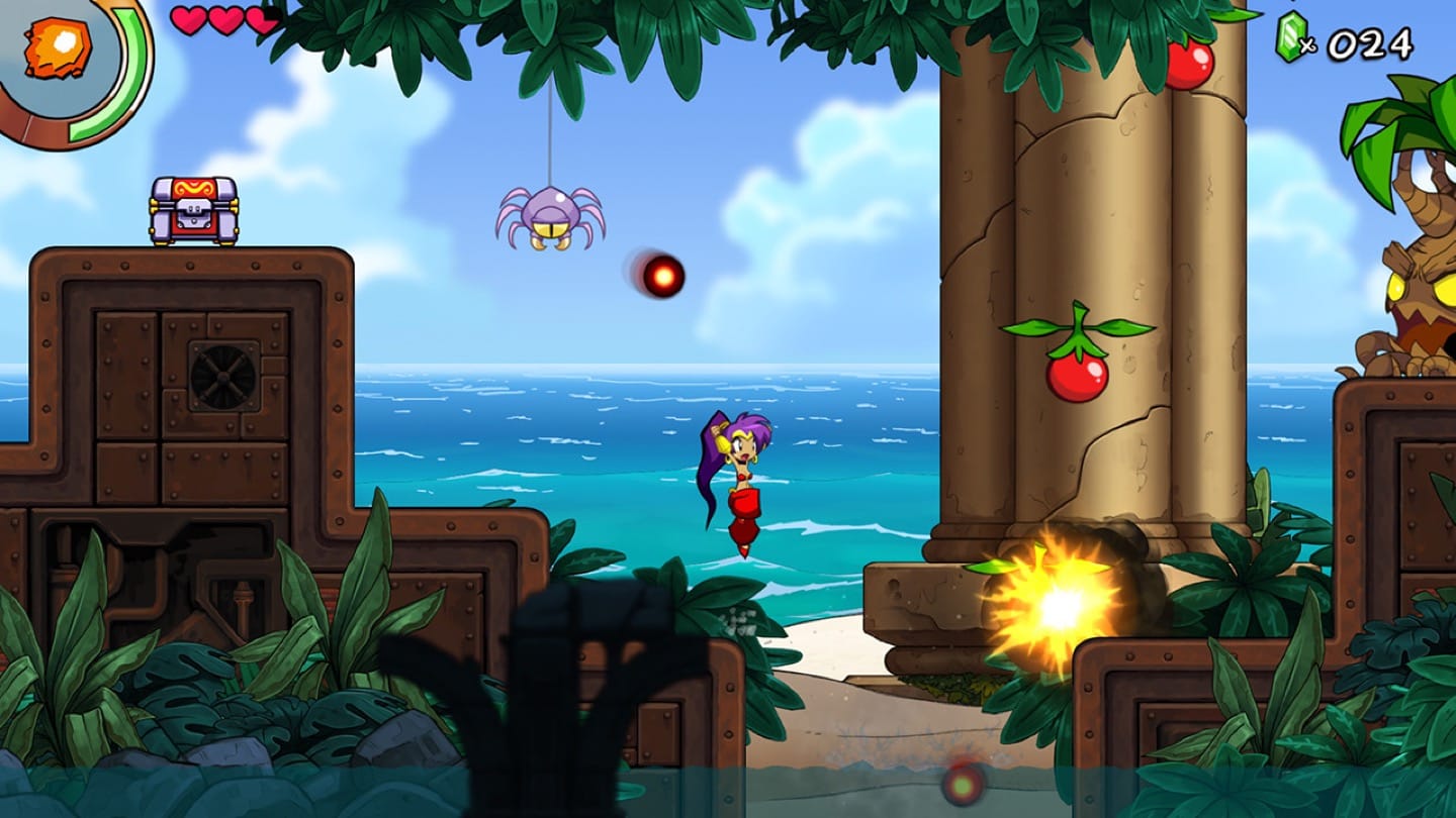 Геймплей видеоигры Shantae and the Seven Sirens на PS4