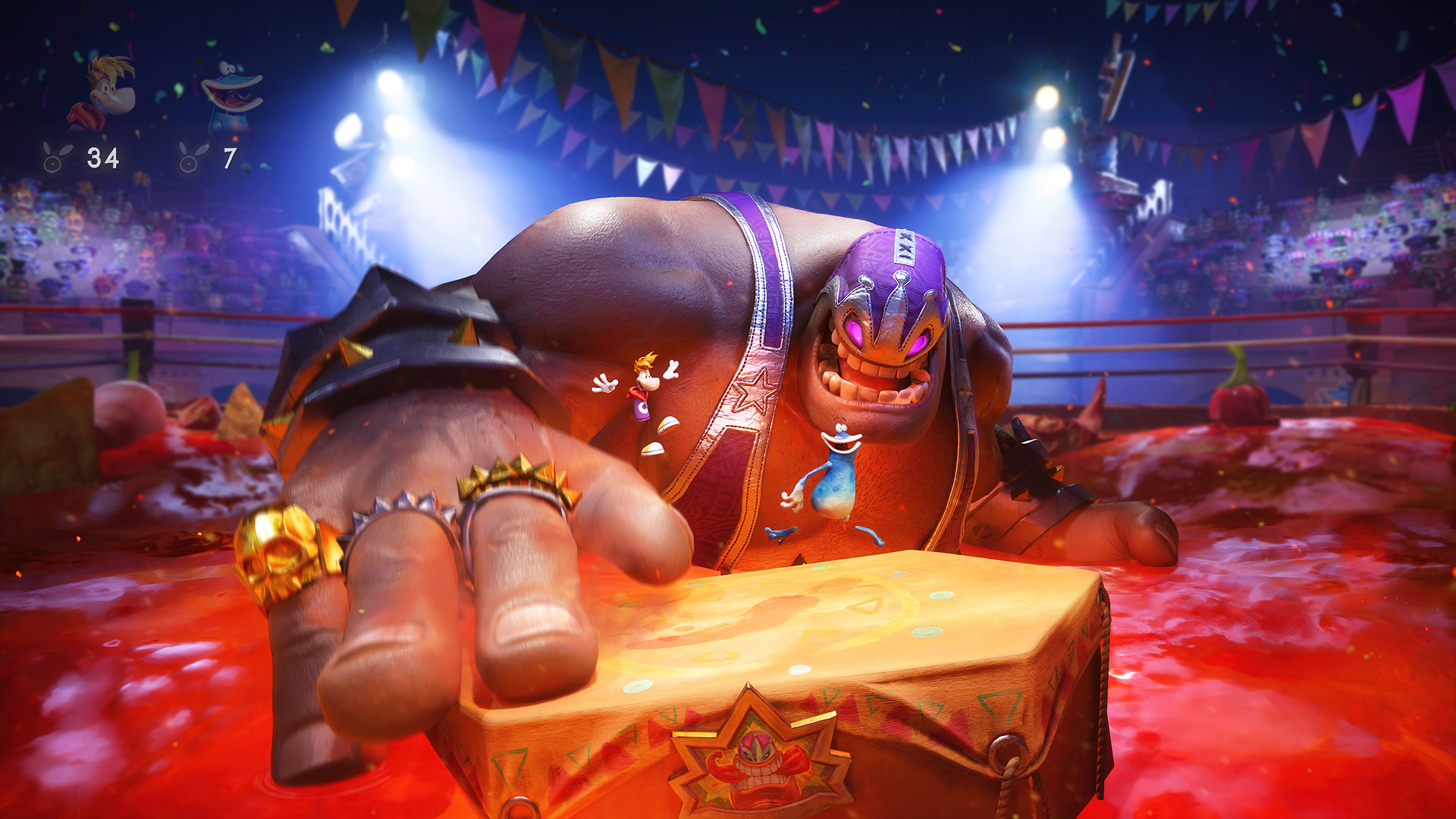 Rayman Legends Retold — бой с лучадором