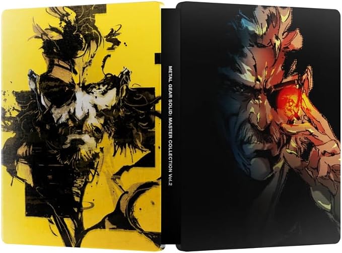 Разворот SteelBook Metal Gear Solid Master Collection Vol. 2 с Old Snake и Big Boss