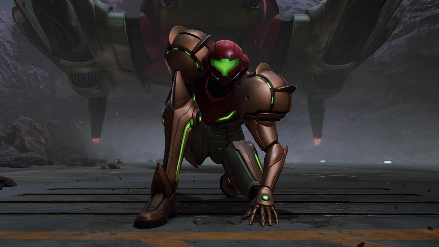 Самус Аран у бойовому костюмі в Metroid Prime 4 Beyond