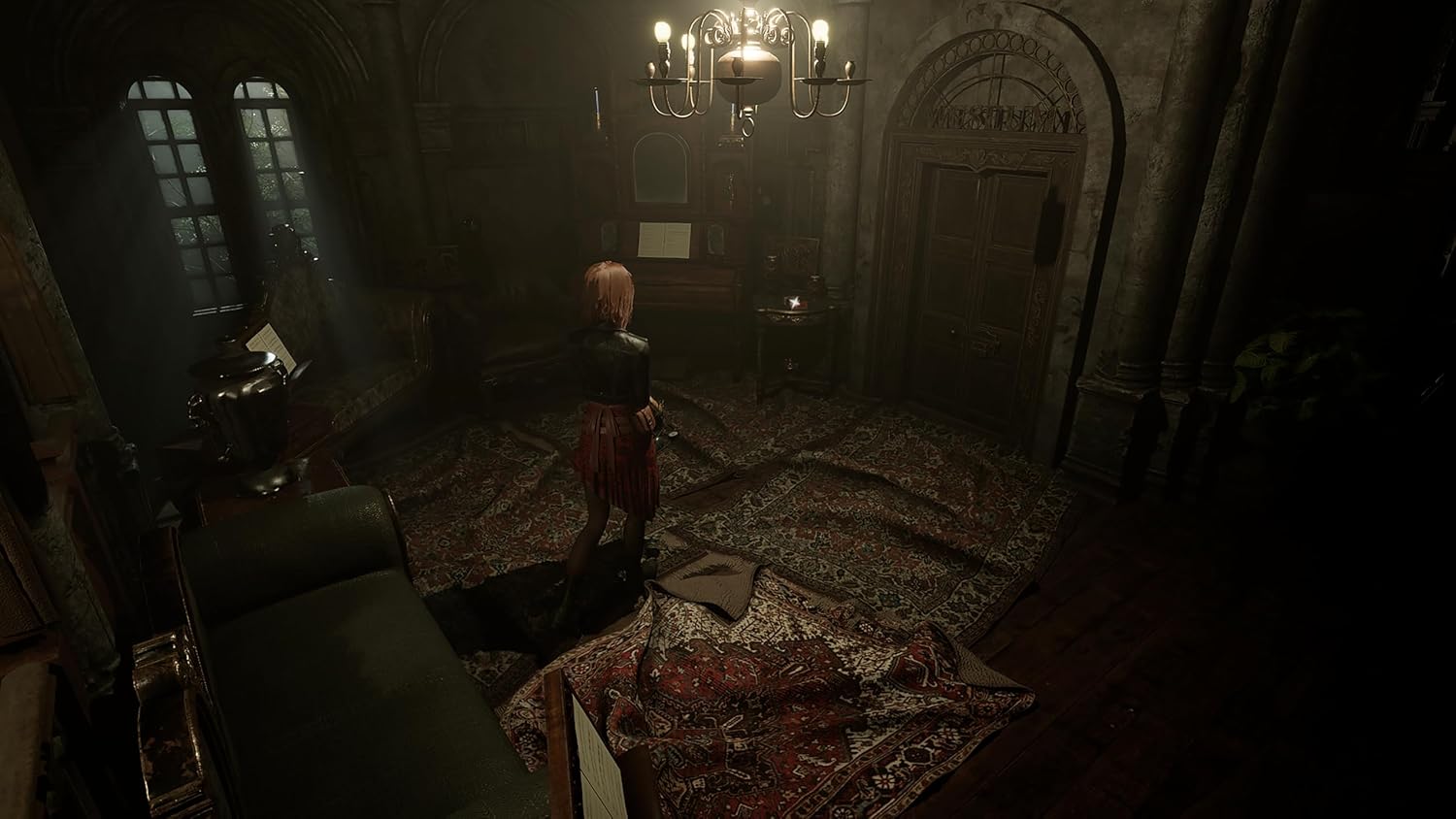 Керолайн досліджує похмурі приміщення в Tormented Souls 2