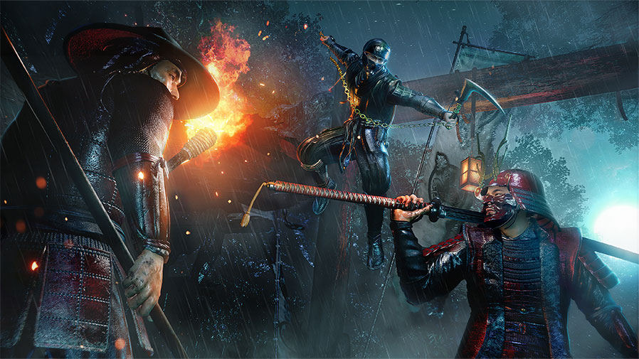 Рухливий стиль ніндзя в бою Nioh 3