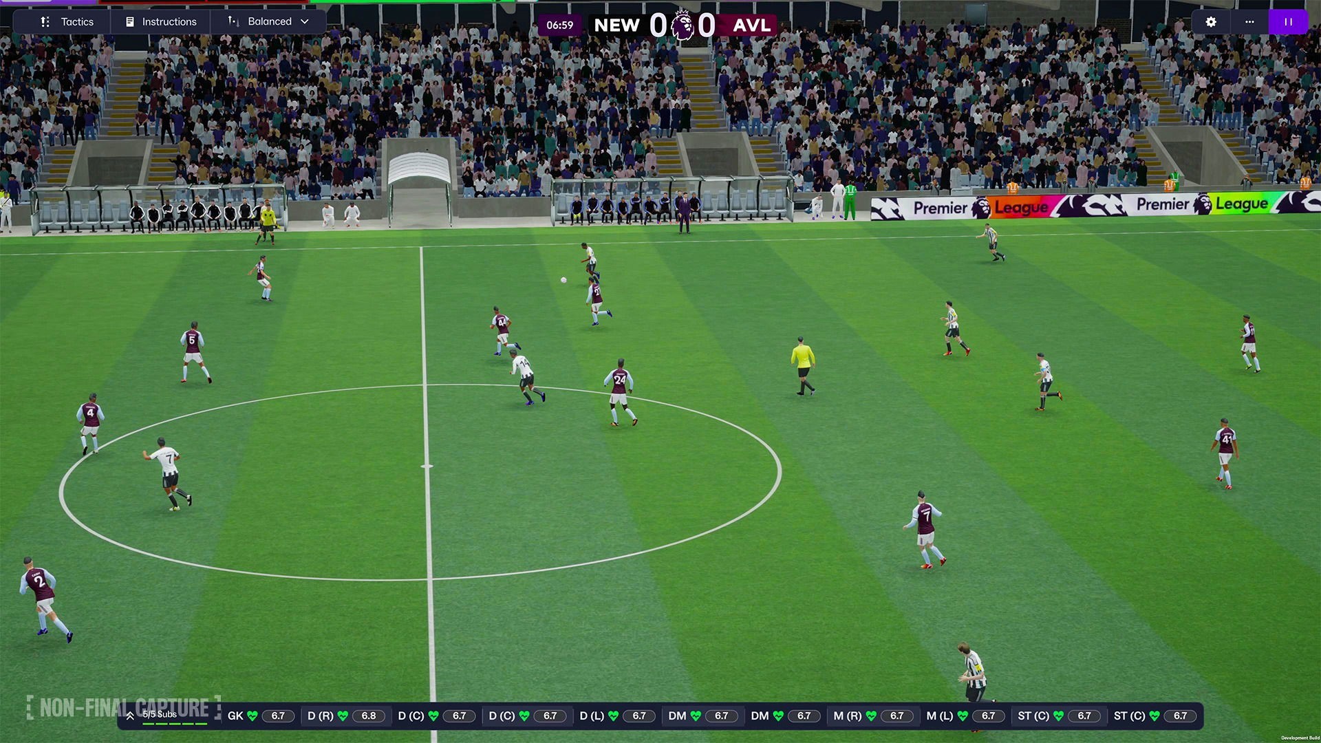 Football Manager 26 — ігрова сцена на футбольному полі